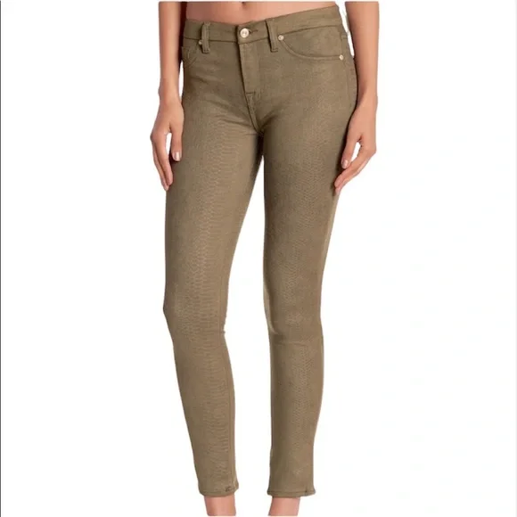 7 FOR ALL MANKIND Coated Skinny Jeans - Picture 1 of 8